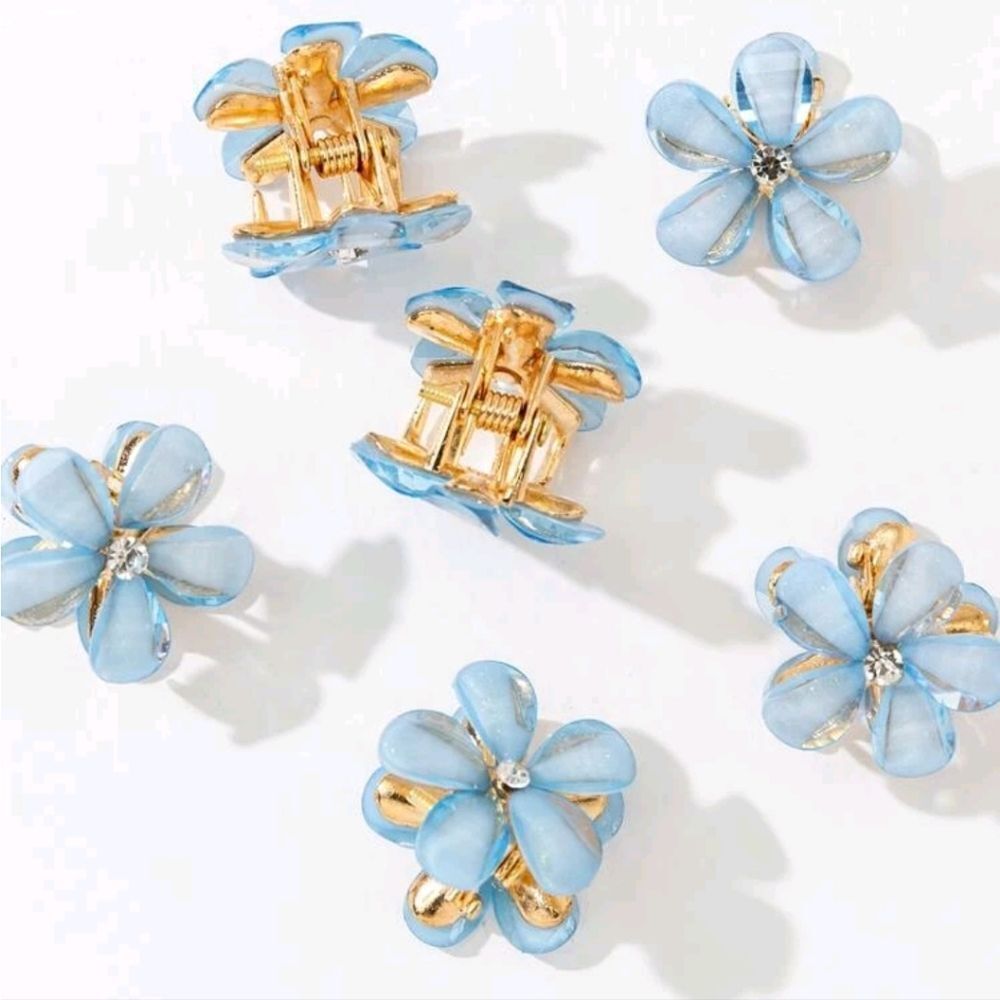 Flower Butterfly Hair Clips